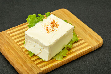 Greek traditional soft feta cheese