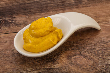 Asian Curry sauce in the bowl