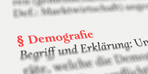Demografie erklärt