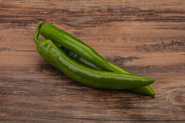 Ripe tasty spicy green pepper