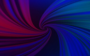 Obraz premium Dark Pink, Blue vector pattern with curved lines. Colorful abstract illustration with gradient lines. Template for cell phone screens.