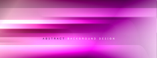 Motion concept neon shiny lines on liquid color gradients abstract backgrounds. Dynamic shadows and lights templates for text