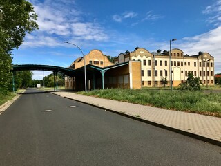 Chemiepark in Wolfen (Bitterfeld; Sachsen-Anhalt)