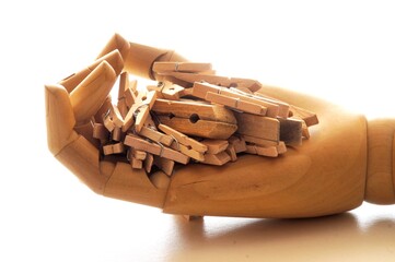 Piccoli oggetti derivati dal legno