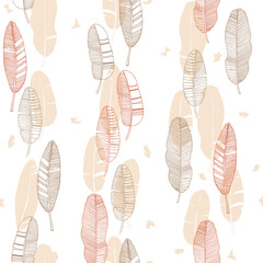 Floral repeat pattern. Botanical vector design great for textile, packages, wrapping,etc.
