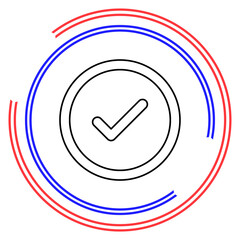 Check mark vector icon