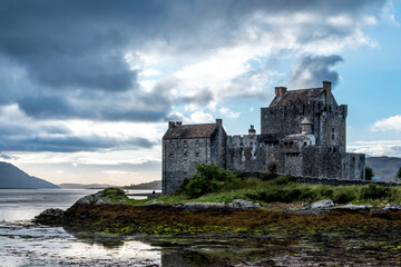 Storm Approaching at Eilean Donan Castle, Scotland.