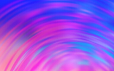 Fototapeta premium Light Pink, Blue vector texture with curved lines. A shining illustration, which consists of curved lines. Brand new design for your ads, poster, banner.