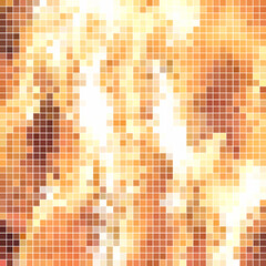 abstract vector square pixel mosaic background