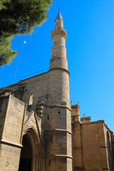 Fototapeta na wymiar Selimiye mosque (former Gothic Church) in Nicosia.Cyprus.