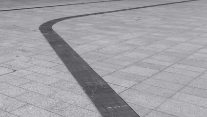 Concrete paver block floor pattern for background.