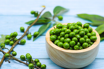 Litsea cubeba Pers. seeds are used to produce essential oils.