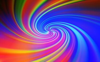 Fototapeta premium Light Multicolor vector backdrop with wry lines. A sample with colorful lines, shapes. Abstract style for your business design.