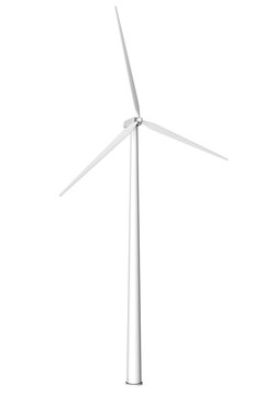 recommend clip art: Wind turbine isolated on white background. 3d image.