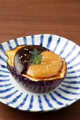 賀茂茄子の味噌田楽