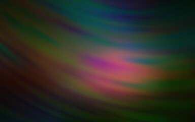 Obraz premium Dark Multicolor vector pattern with wry lines. A completely new colorful illustration in simple style. A completely new template for your design.