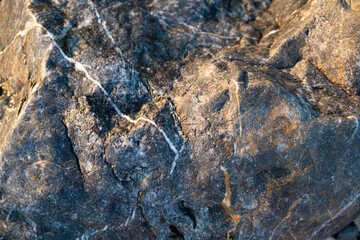 Texture of a Massive Stone on the Beach for Background