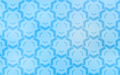 Light BLUE vector pattern with bent lines. Modern gradient abstract illustration with bandy lines. Pattern for your business design.