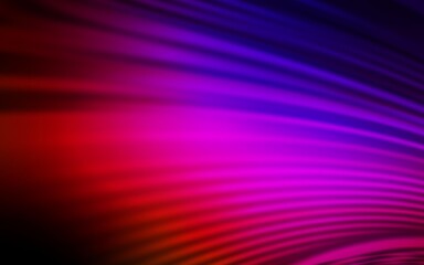 Dark Blue, Red vector background with bent lines. Colorful illustration in simple style with gradient. Pattern for your business design.