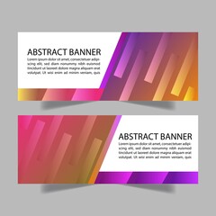 Fototapeta premium abstract modern banner template design