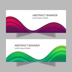 Fototapeta premium abstract modern banner template design