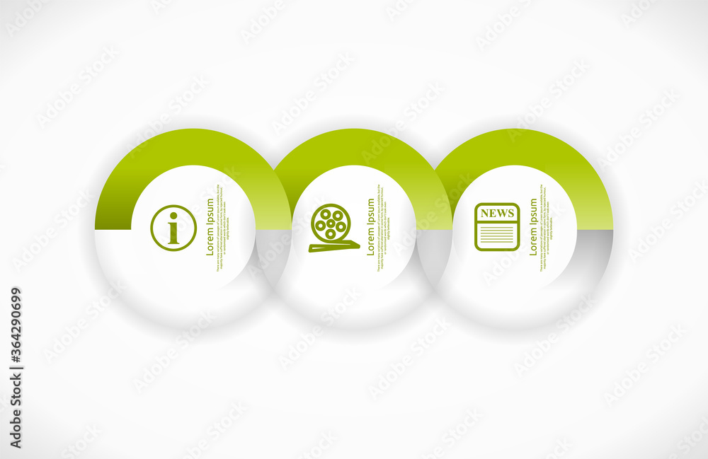 Aufkleber infographic eco design. abstract business background. modern network pattern banner. vector web tech