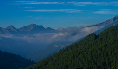 Fototapeta premium Il cielo di montagna