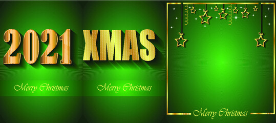 Fototapeta na wymiar 2021 Merry Christmas background for your seasonal invitations, festival posters, greetings cards. 