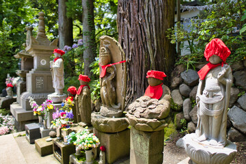 おじ蔵さん, 神社, 赤, 帽子