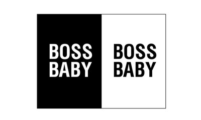 Boss Baby Typography Art Print