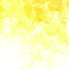 Yellow Polygonal Mosaic Background, Creative Design Templates