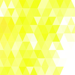 Yellow Grid Mosaic Background, Creative Design Templates
