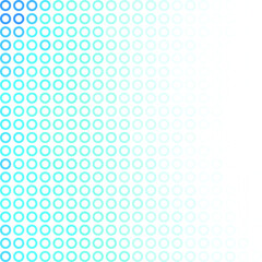 Fototapeta na wymiar Bubbles Circle Dots Unique Blue Bright Vector Background