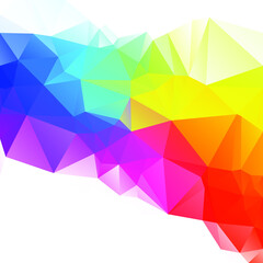 Colorful Polygonal Mosaic Background, Creative Design Templates