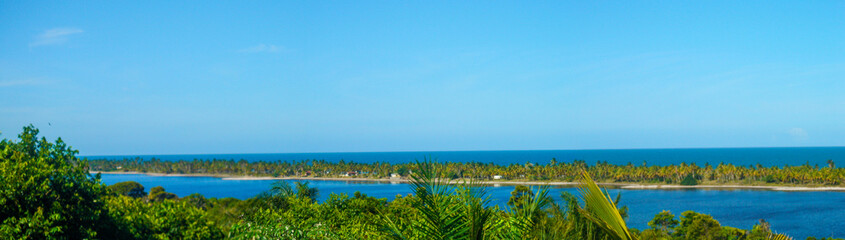 Fototapeta na wymiar shore of itacare bahia northern brazil