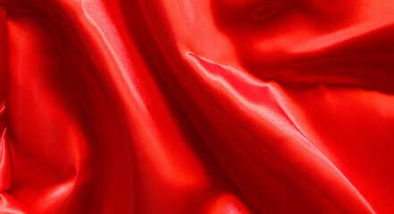 red silk satin cotton background