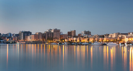 Taranto city in the morning, Italy, Puglia