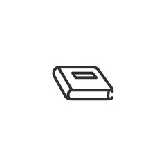 book isolated line icon for web and mobile