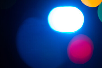 bubble light bokha background blue and pink