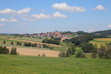 Stadt, Gemeinde, Dorf, Landschaft, Natur