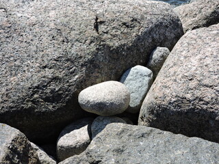 stone on the beach, Finland
