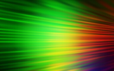 Obraz premium Light Green, Red vector background with stright stripes. Shining colored illustration with sharp stripes. Pattern for your busines websites.