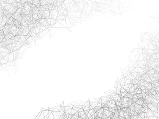 モノクロの抽象的なイラスト