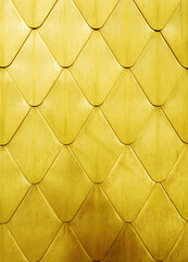 Golden shining background - abstract architectural detail