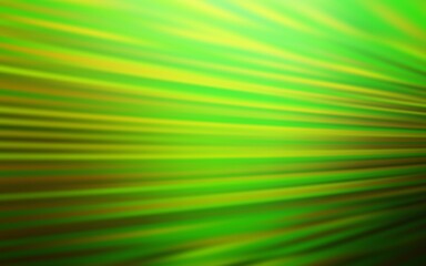 Light Green vector background with stright stripes. Glitter abstract illustration with colorful sticks. Template for your beautiful backgrounds.