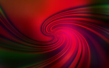 Dark Green, Red vector blurred bright pattern. Glitter abstract illustration with gradient design. New way of your design.