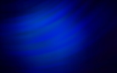 Dark BLUE vector background with bent lines. Glitter abstract illustration with wry lines. Template for cell phone screens.