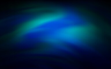 Dark BLUE vector glossy abstract backdrop. New colored illustration in blur style with gradient. New design for your business.