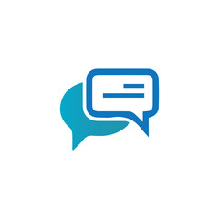 Speech bubble icon vector illustration