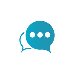 Speech bubble icon vector illustration